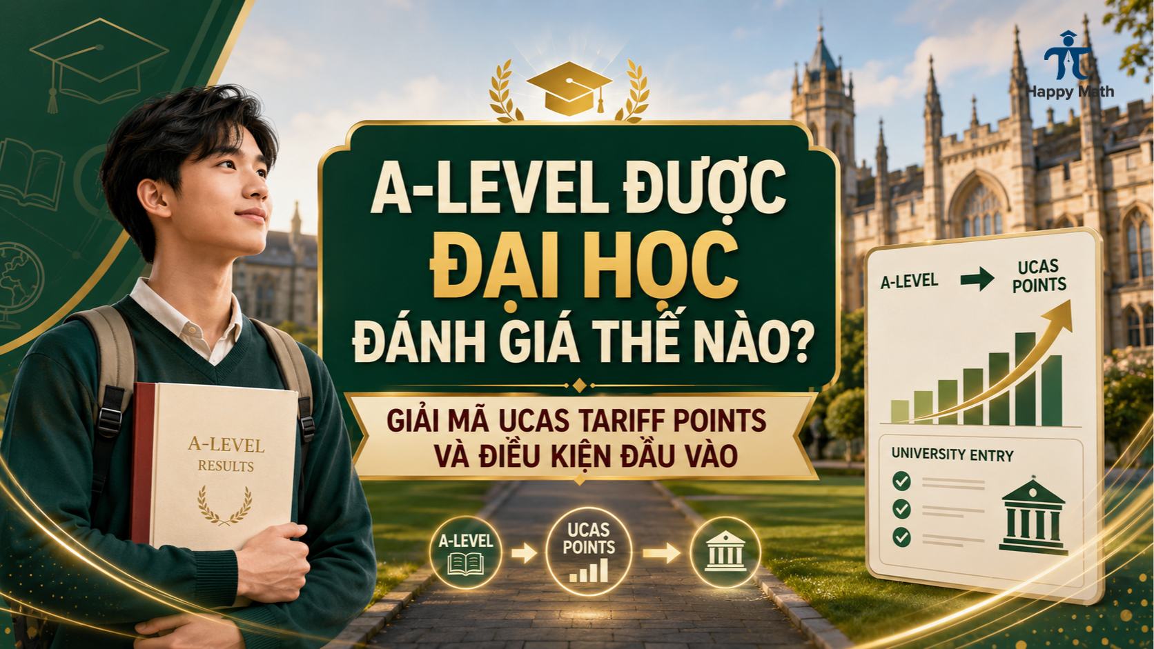 A-Level Được Đại Học Đánh Giá Thế Nào? Giải Mã UCAS Tariff Points Và Điều Kiện Đầu Vào