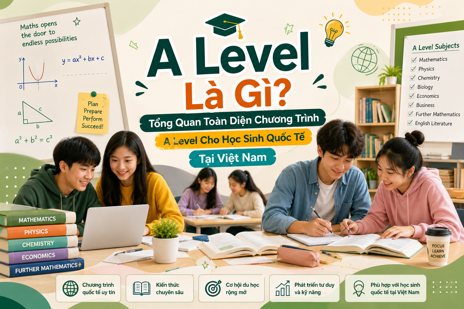 A Level Là Gì? Tổng Quan Toàn Diện Chương Trình A Level Cho Học Sinh Quốc Tế Tại Việt Nam