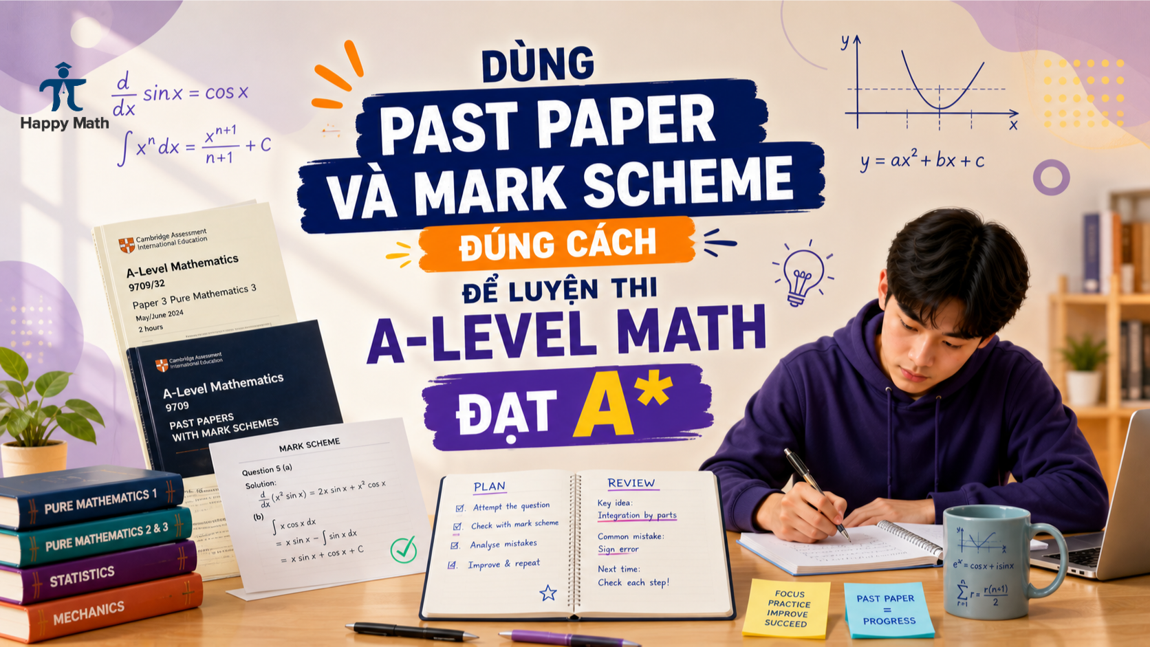 Dùng Past Paper Và Mark Scheme Đúng Cách Để Luyện Thi A-Level Math Đạt A*