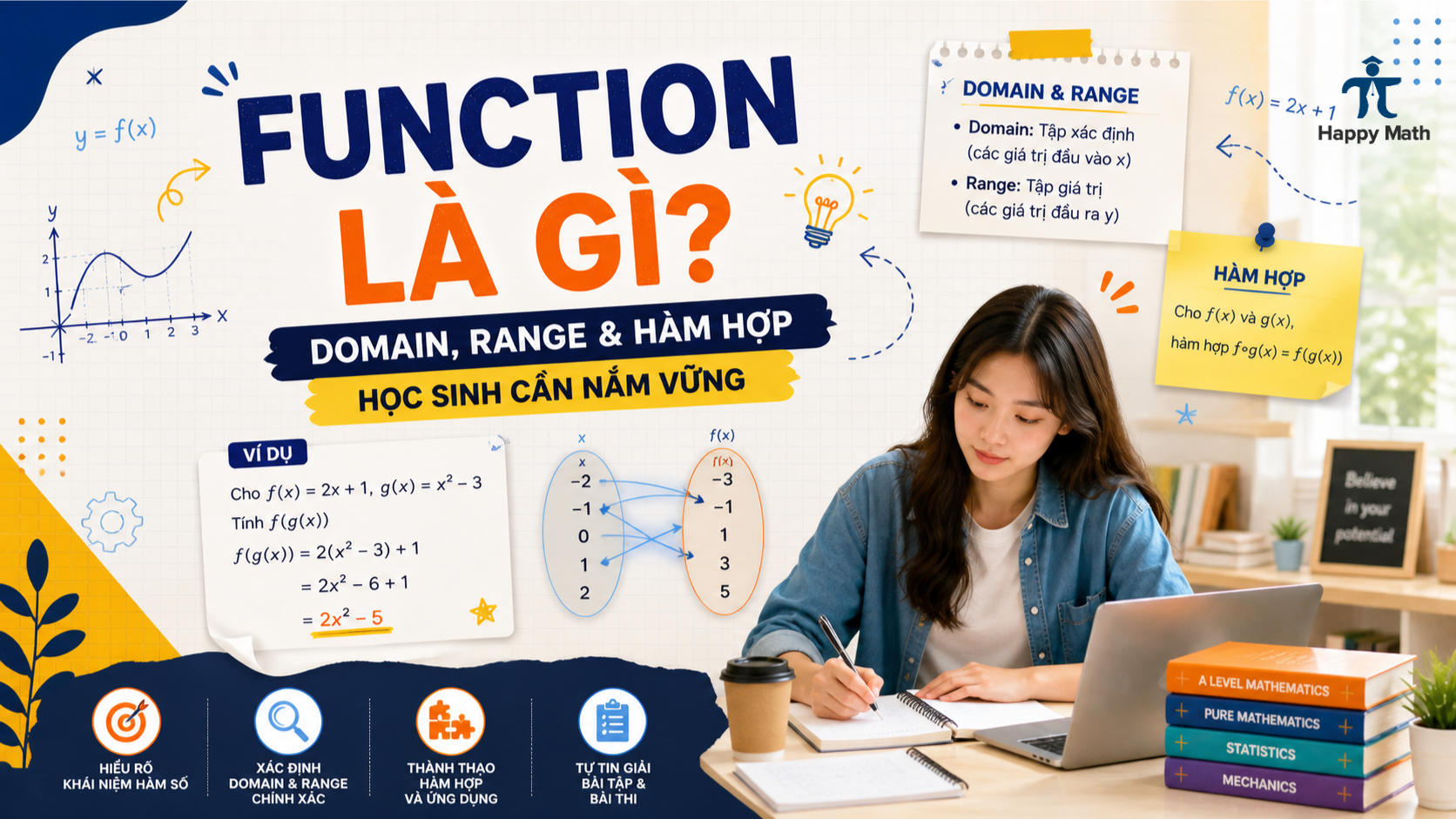 Function Là Gì? Domain, Range Và Hàm Hợp Học Sinh Cần Nắm Vững