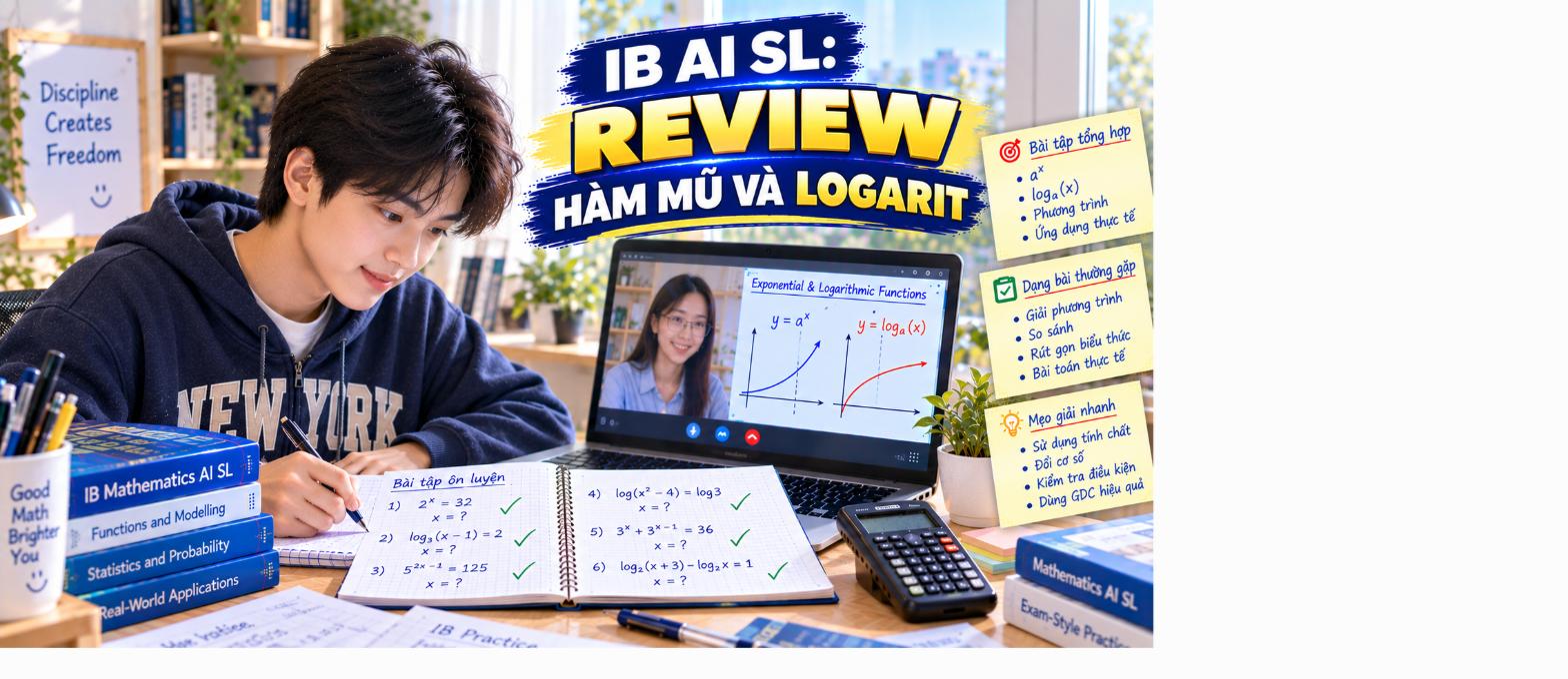 (BOOK 10-6) - Bộ luyện RV cho Logarithm và Exponent - IB AI SL