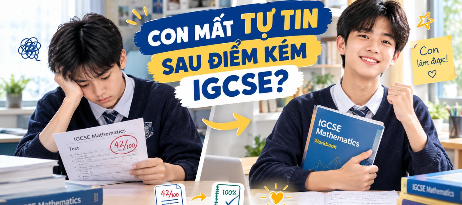 Bài 28: Con mất tự tin sau điểm kém IGCSE, phụ huynh nên làm gì?