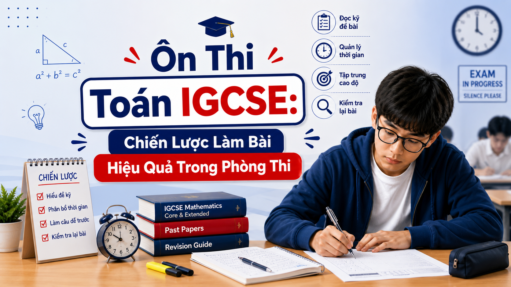 Ôn Thi Toán IGCSE: Chiến Lược Làm Bài Hiệu Quả Trong Phòng Thi