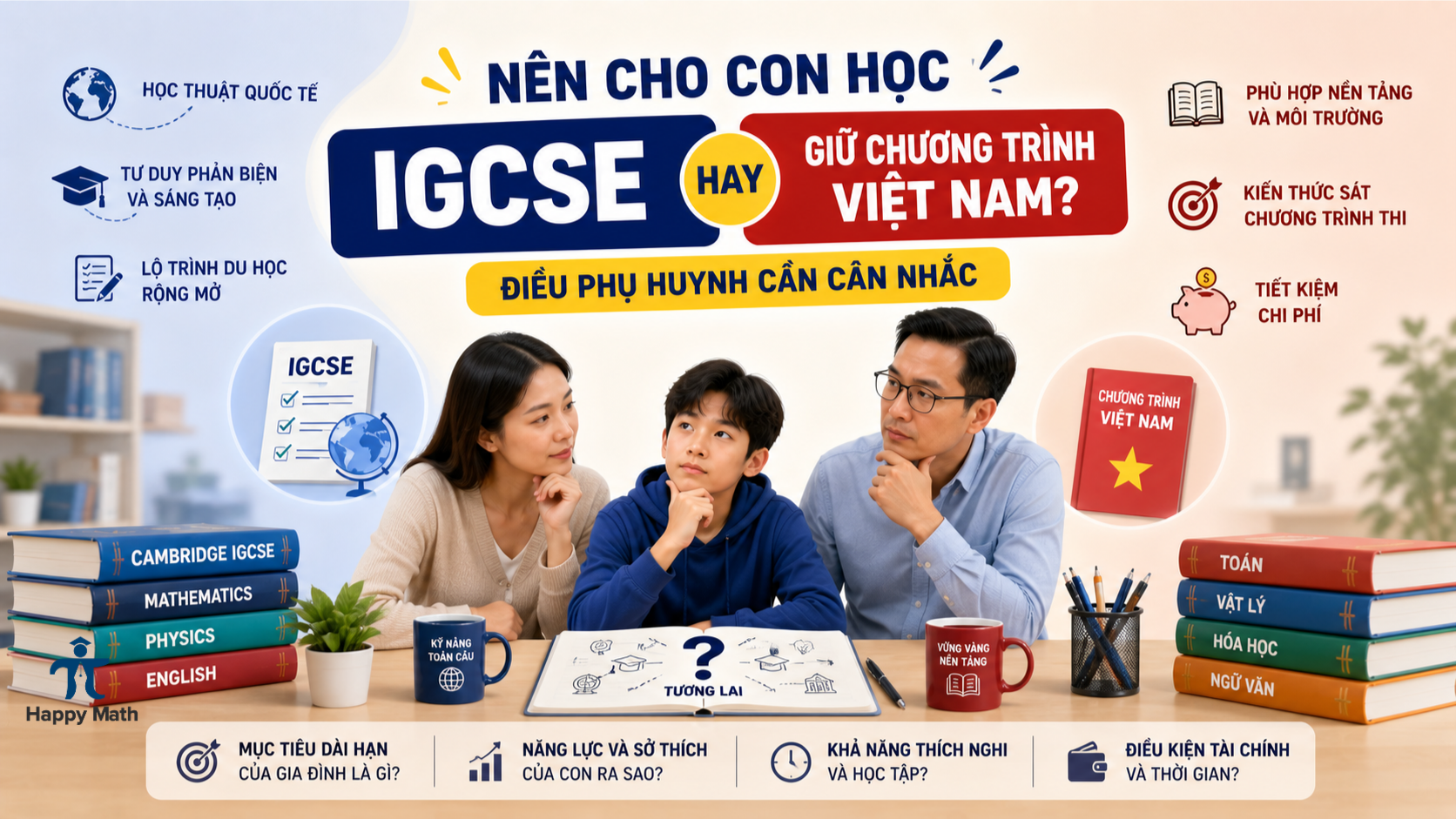 Nên Cho Con Học IGCSE Hay Giữ Chương Trình Việt Nam? Điều Phụ Huynh Cần Cân Nhắc
