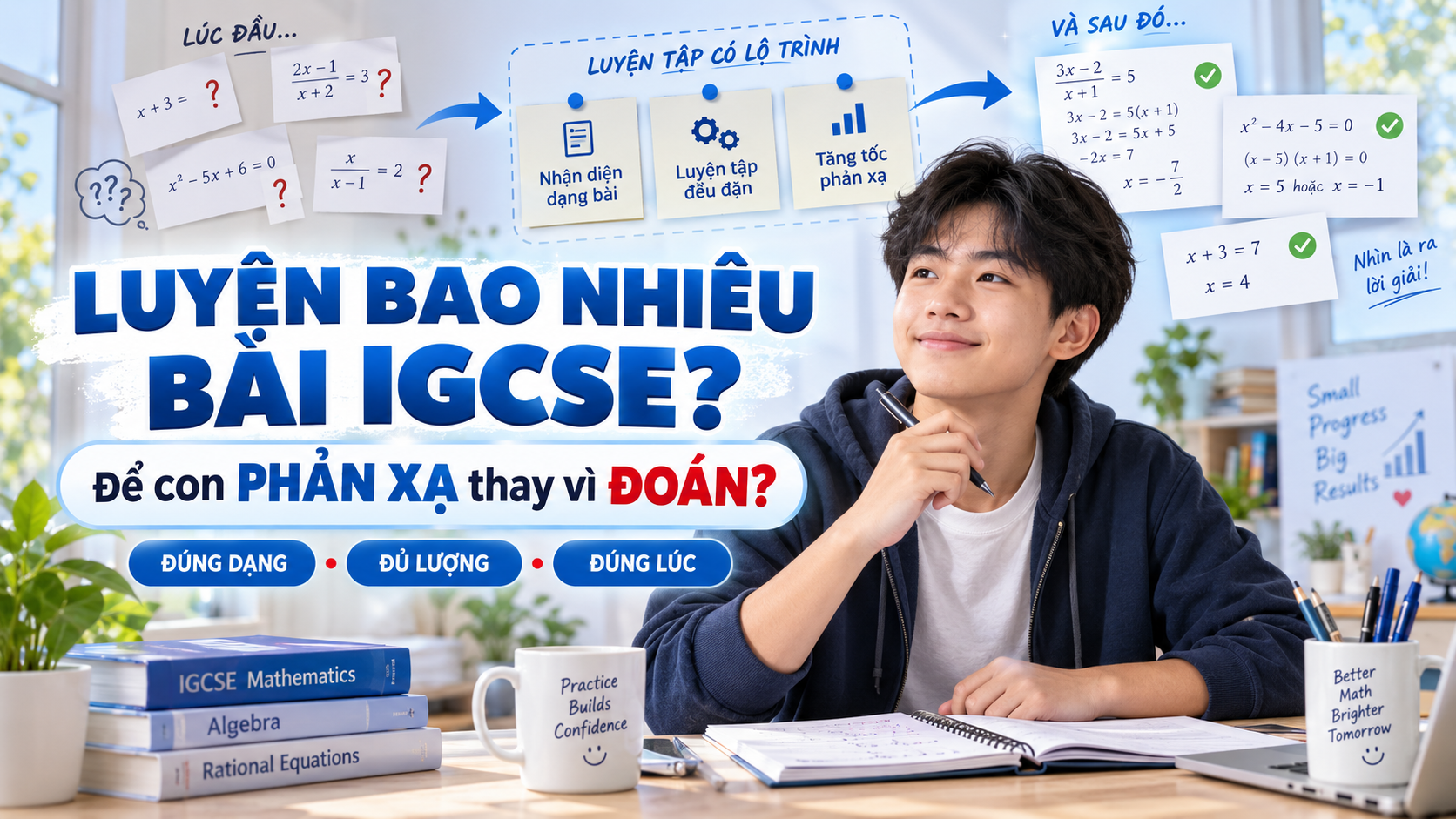 Bài 4: Luyện bao nhiêu bài IGCSE thì con mới thực sự "phản xạ" thay vì đoán?