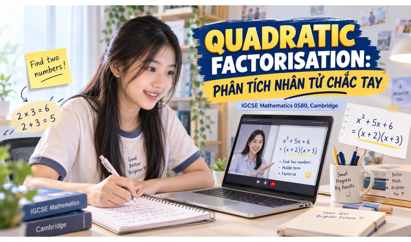 Quadratic Factorisation - Dạng Poly - IGCSE 2