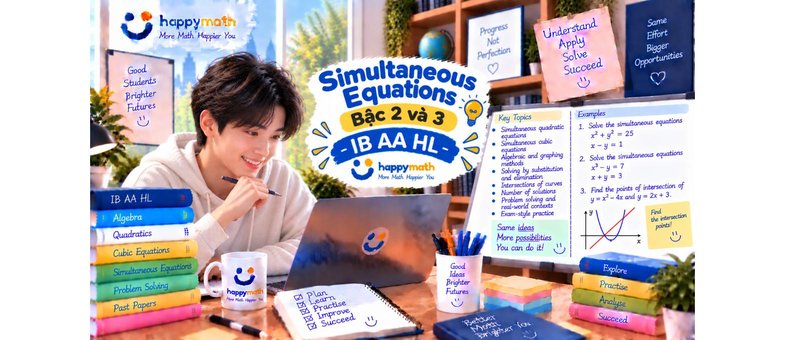 (BOOK 3-6) Simultaneous Bậc 2 và 3 - IB AA HL