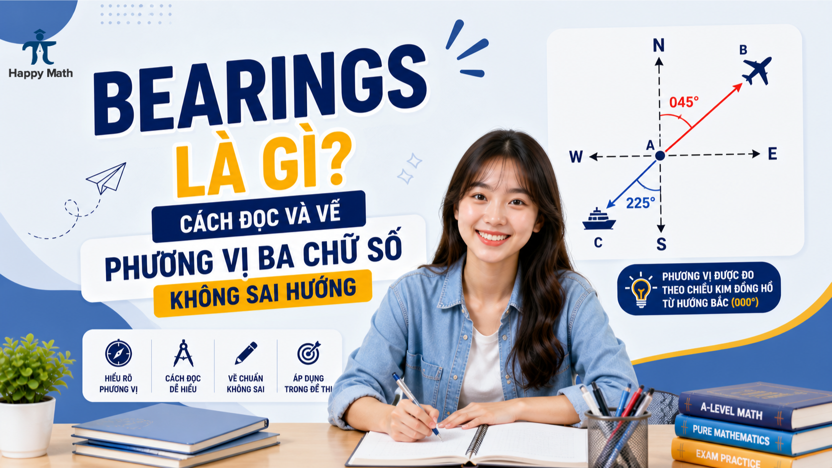 Bearings Là Gì? Cách Đọc Và Vẽ Phương Vị Ba Chữ Số Không Sai Hướng