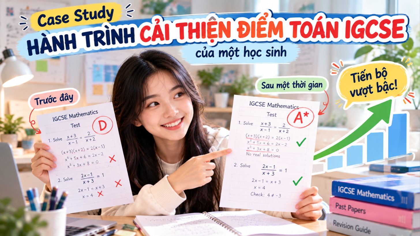 Case Study: Hành Trình Cải Thiện Điểm Toán IGCSE Cùng HappyMath