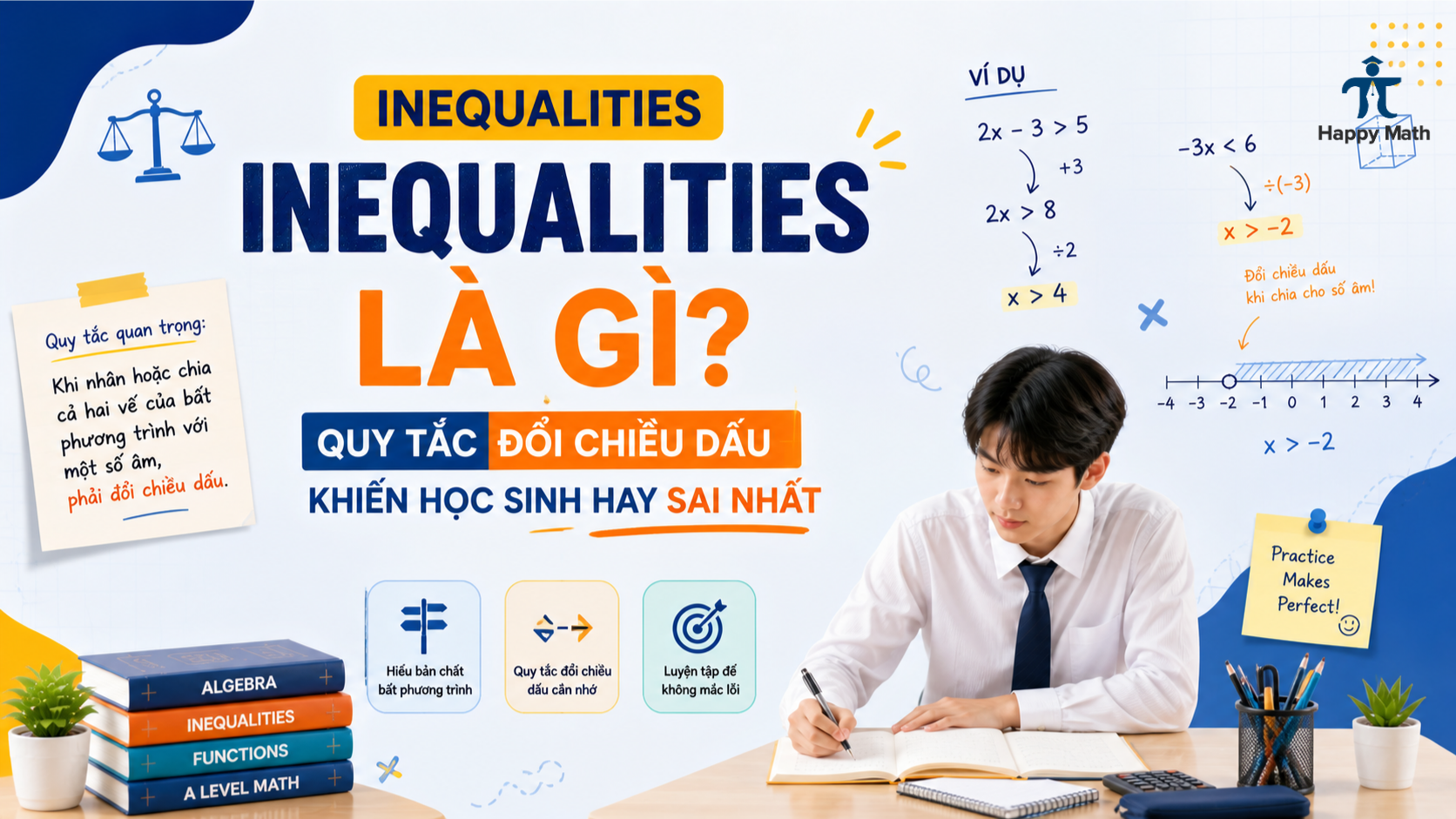 Inequalities Là Gì? Quy Tắc Đổi Chiều Dấu Khiến Học Sinh Hay Sai Nhất