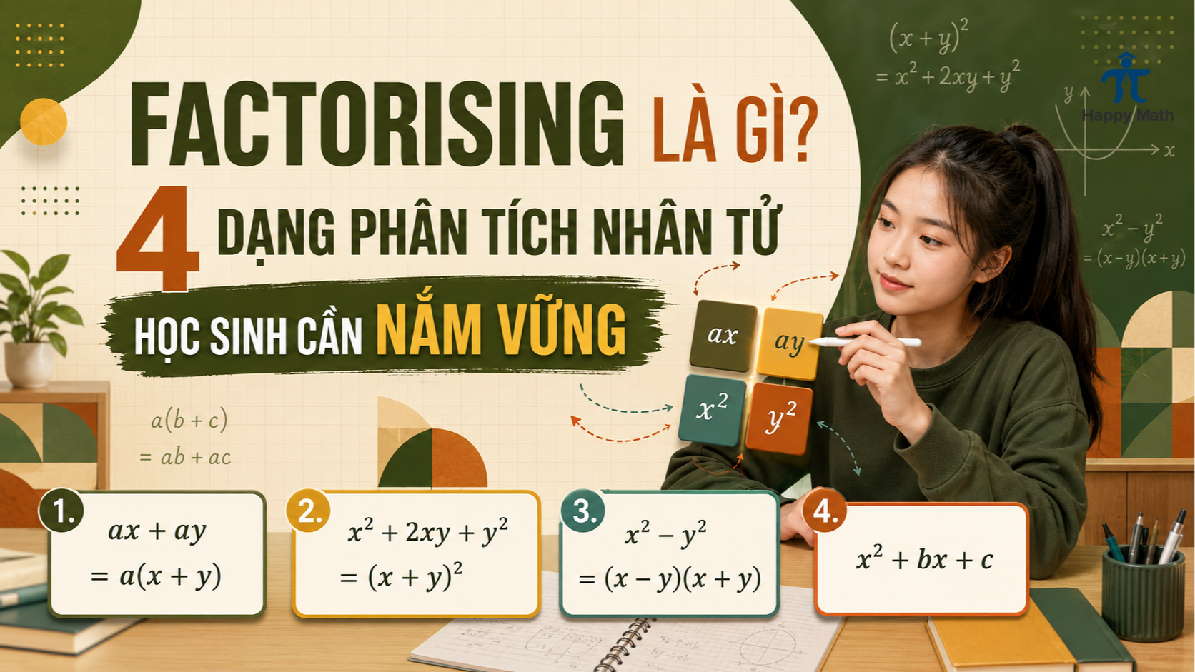Factorising Là Gì? 4 Dạng Phân Tích Nhân Tử Học Sinh Cần Nắm Vững