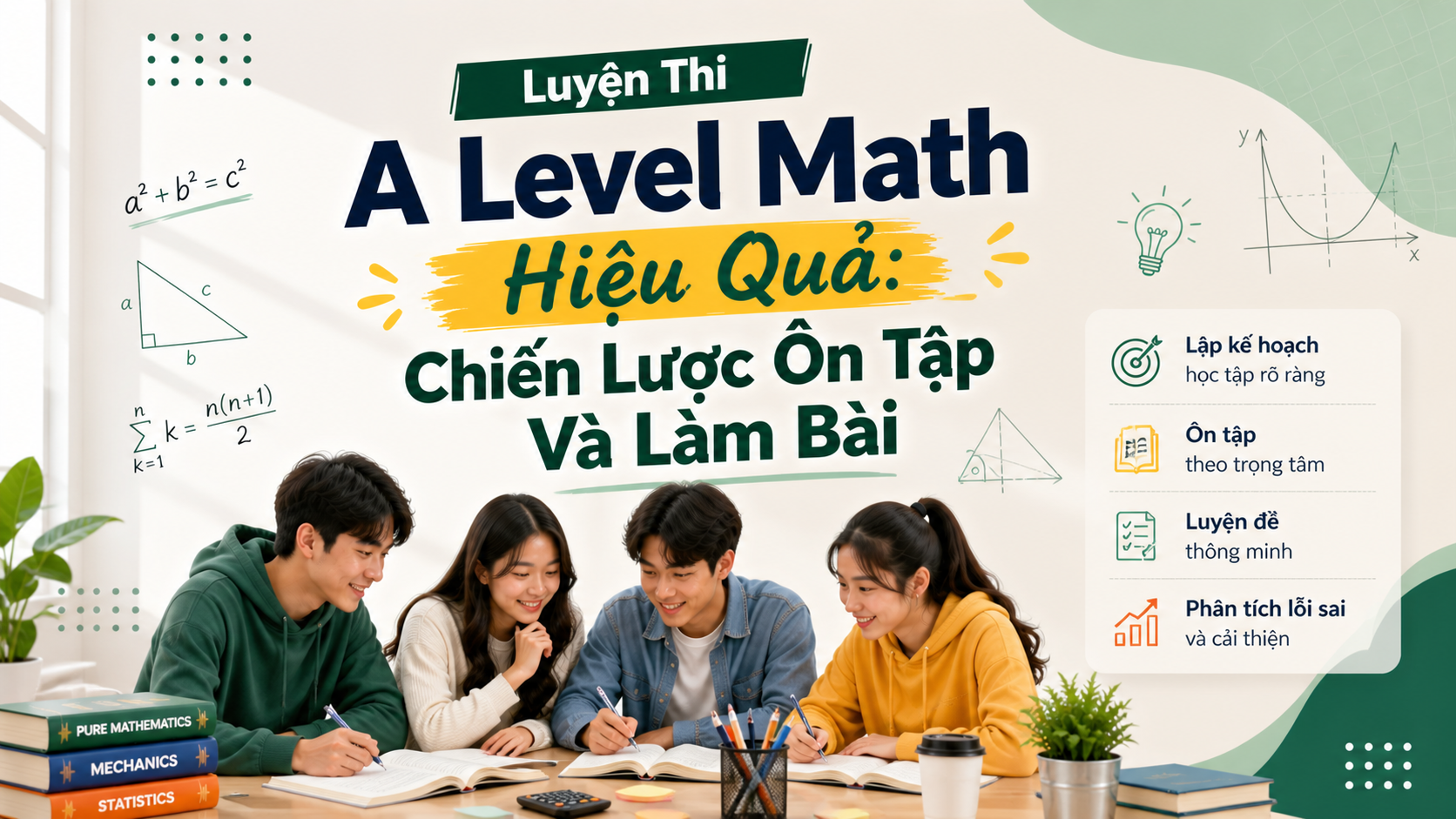 Luyện Thi A Level Math Hiệu Quả: Chiến Lược Ôn Tập Và Làm Bài