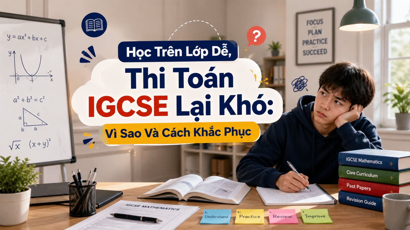Học Trên Lớp Dễ, Thi Toán IGCSE Lại Khó: Vì Sao Và Cách Khắc Phục