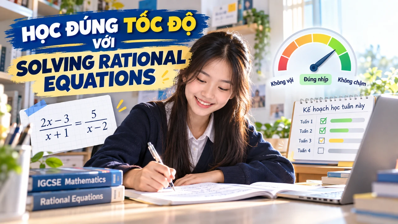 Bài 36: Giúp con học đúng tốc độ với Solving Rational Equations – IGCSE