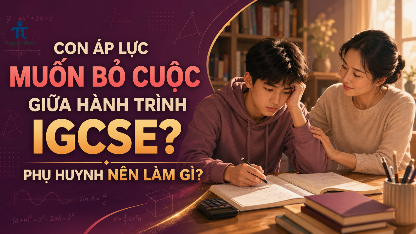 Con Áp Lực Muốn Bỏ Cuộc Giữa Hành Trình IGCSE? Phụ Huynh Nên Làm Gì?
