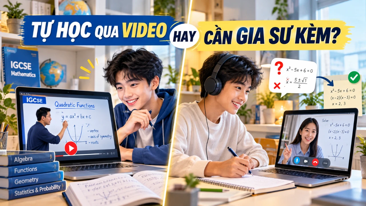 Bài 37: Tự học IGCSE qua video hay cần gia sư kèm?