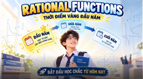Đầu năm là thời điểm vàng để học Rational Functions – IGCSE