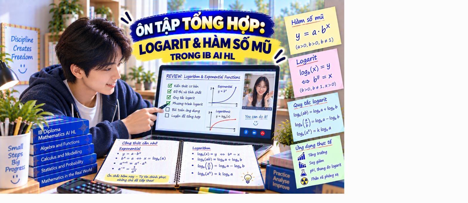 ((Book 7-6)) Bộ luyện RV cho Logarithm và Exponent - IB AI HL