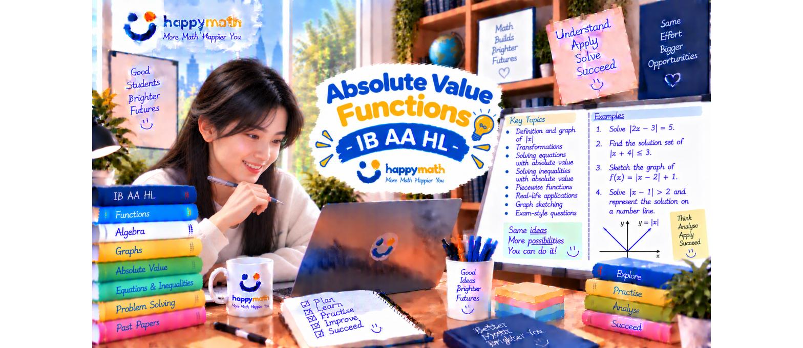 (BOOK 2 - 6) Absolute Value Functions - IB AA HL