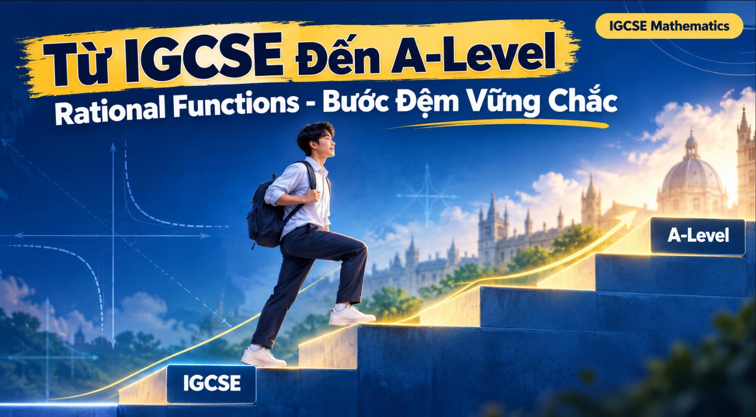 Vì Sao Nắm Vững Rational Functions Ở IGCSE Giúp Học Sinh Tự Tin Bước Vào A-Level?
