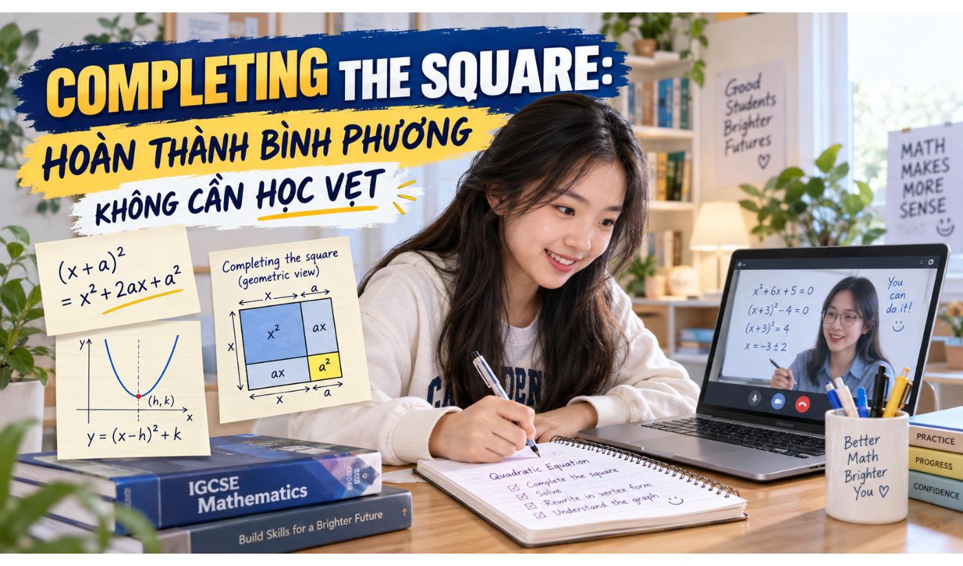 Quadratic - Completing the Square - IGCSE 2