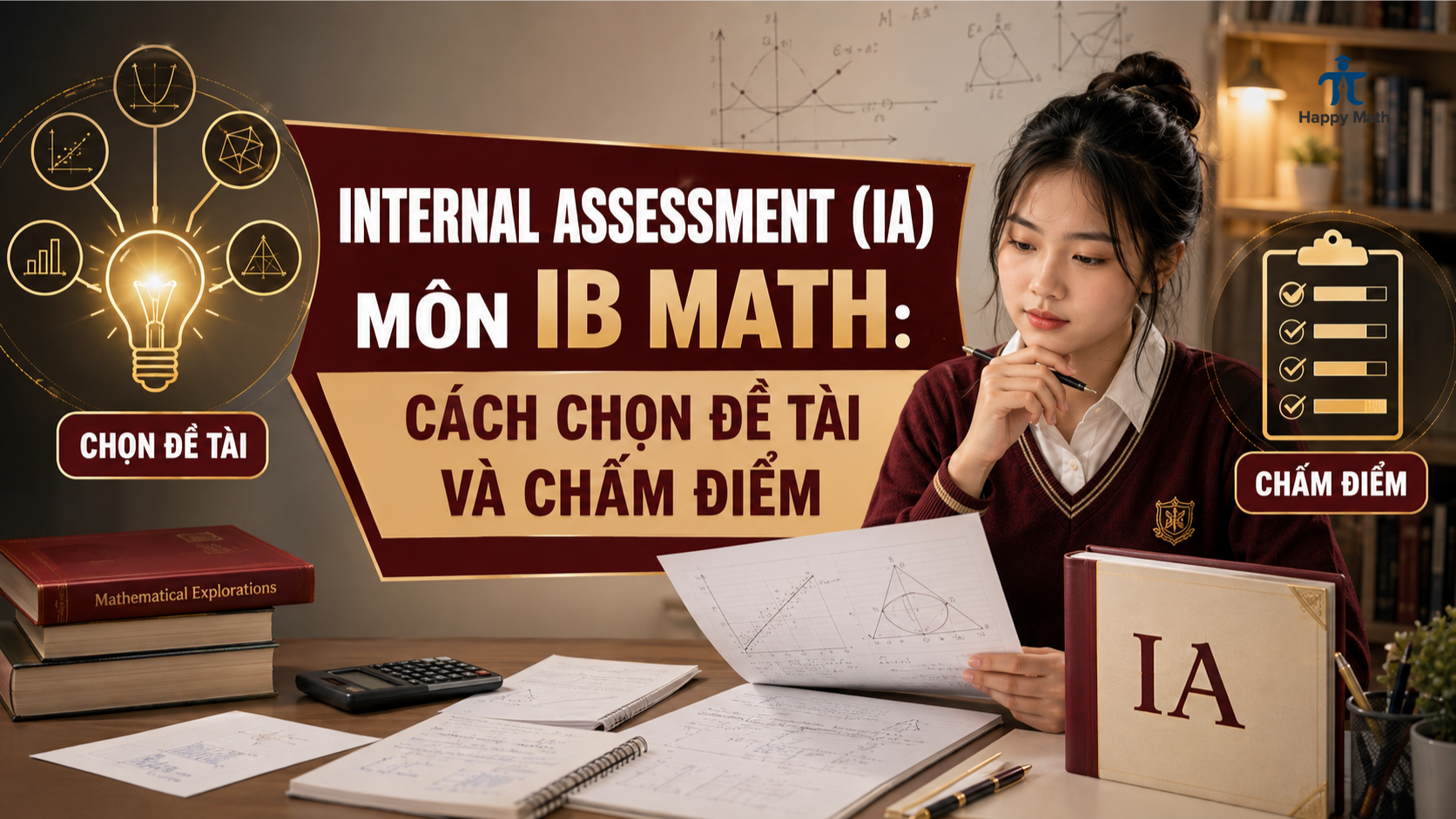 Internal Assessment (IA) Môn IB Math: Cách Chọn Đề Tài Và Chấm Điểm