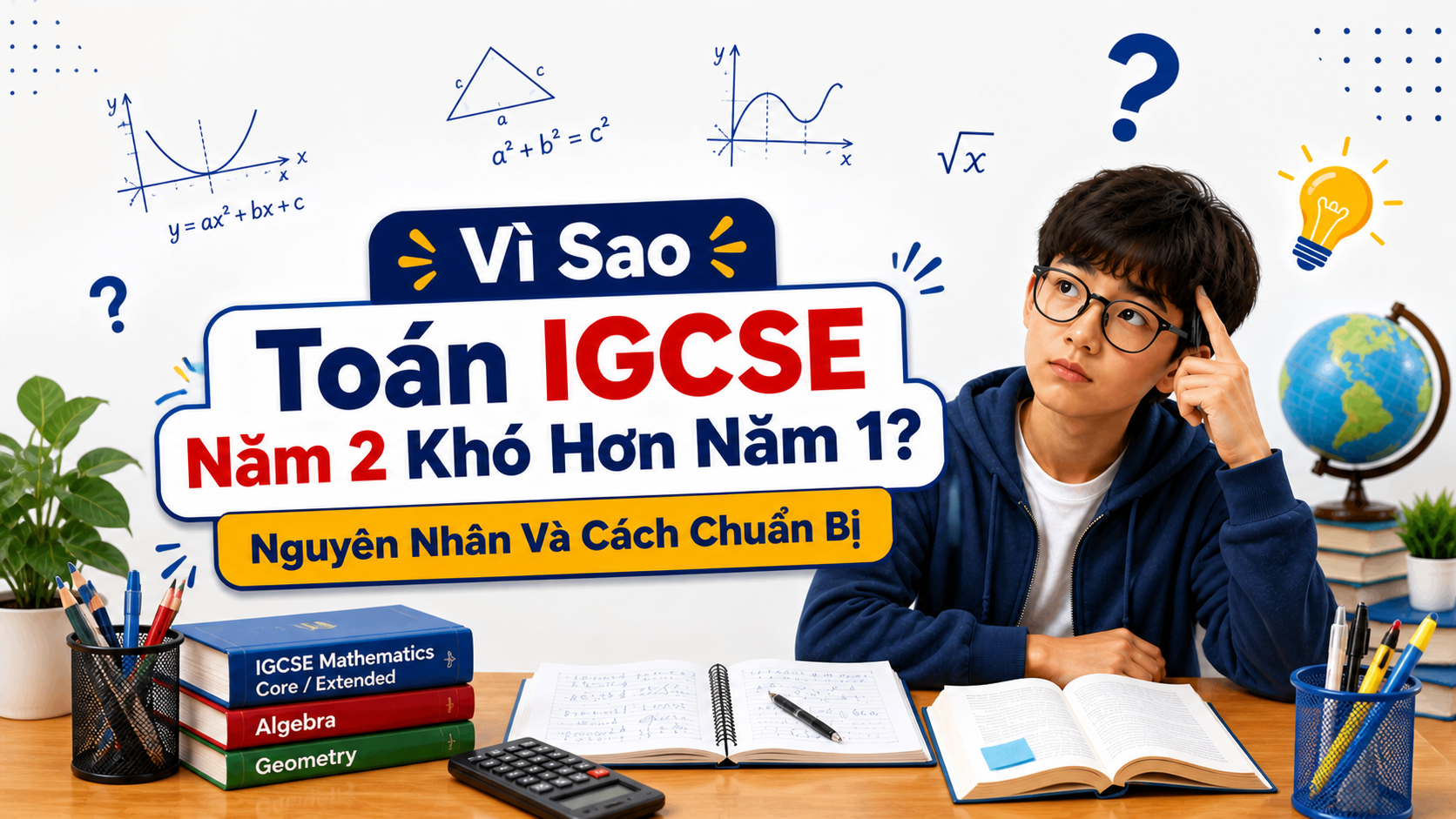 Vì Sao Toán IGCSE Năm 2 Khó Hơn Năm 1? Nguyên Nhân Và Cách Chuẩn Bị