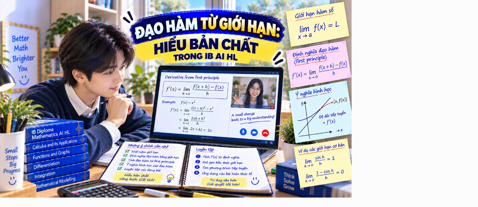 (Book 10-1) Differentiation - Lim và 1st Principle - IB AI HL