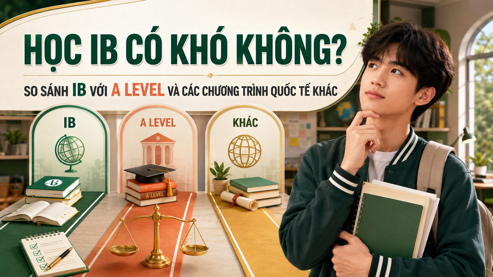Học IB Có Khó Không? So Sánh IB Với A Level Và Các Chương Trình Quốc Tế Khác