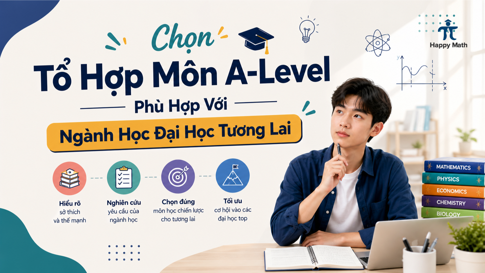 Chọn Tổ Hợp Môn A-Level Phù Hợp Với Ngành Học Đại Học Tương Lai