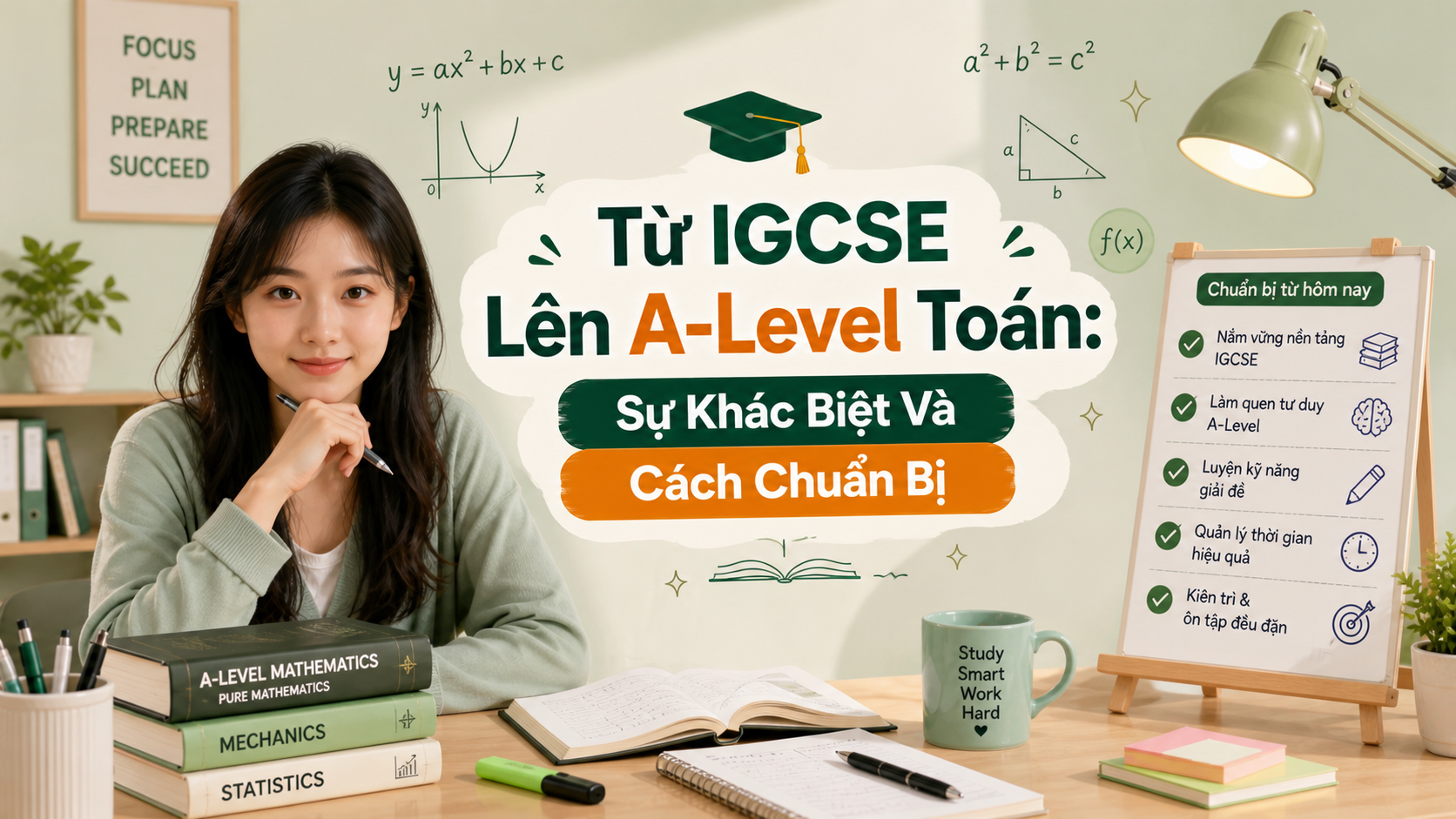 Từ IGCSE Lên A-Level Toán: Sự Khác Biệt Và Cách Chuẩn Bị