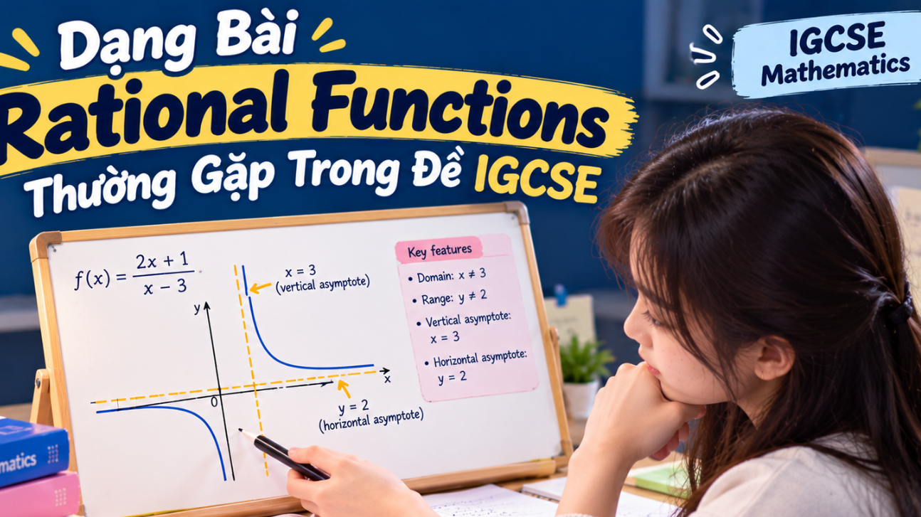 Dạng Bài Rational Functions Thường Gặp Trong Đề Thi IGCSE
