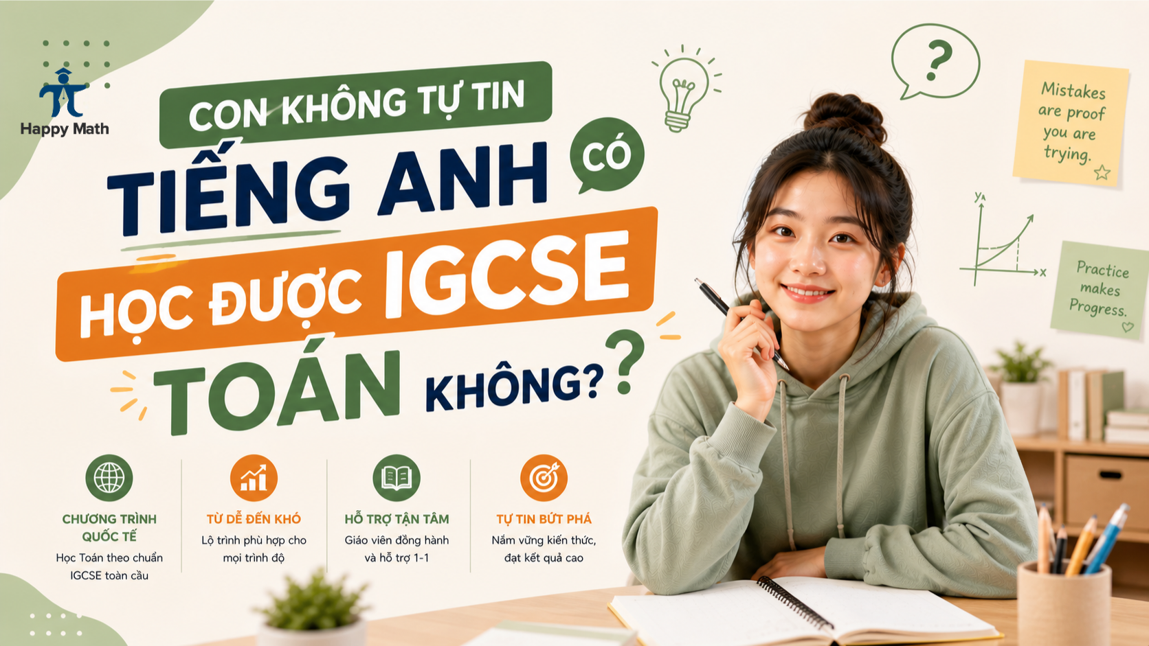 Con Không Tự Tin Tiếng Anh Có Học Được IGCSE Toán Không?